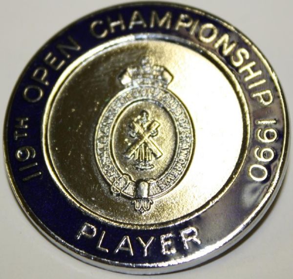 1990 British Open Championship Contestant Pin of Mark OMeara 