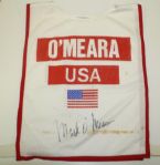 1989 Ryder Cup Caddy Bib - Mark OMeara Dual Signed - The Belfry