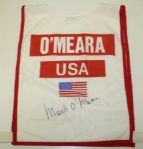 1989 Ryder Cup Caddy Bib - Mark O'Meara Dual Signed - The Belfry