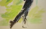Leroy Neiman Original Art 'The Final Day at Winged Foot'-Tiger Woods 1997-13x19 -With Birthday Note From Neiman