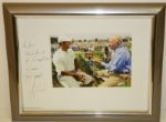 Tiger Woods Personalized Photo to Jim Huber - 13 x 10 1/2 GREAT WRITING!