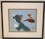Framed 1997 Sericel Tea For Two #2229 of #2500 - 19 1/4 x 17 1/4
