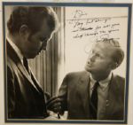 Jack Nicklaus and Arnold Palmer Personalized Photos to Jim Huber - 13 1/2 x 24