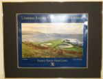 Signed Linda Hartough Print - 7th Hole 2000 US Open Championships - 32 1/4 x 25