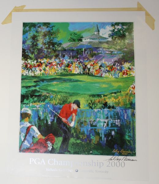 Lithograph (Print) 2000 PGA Championship Signed by LeRoy Nieman - 23 x 29