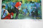 Lithograph (Print) 2000 PGA Championship Signed by LeRoy Nieman - 23 x 29
