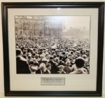 Framed Robert T. Jones "Carried Like a King" - 25 1/2 x 24 1/2