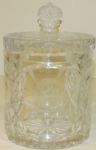 Hilton Head Celebrity Golf Cut Glass Jar - 2000 Runner Up