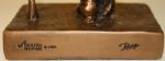 1989 Sculpture 'The Golfer' - 5 x 3 3/4 Base and is 16 1/8 Tall