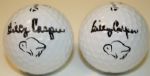 Two Billy Casper Autographed "Buffalo" Golf Balls