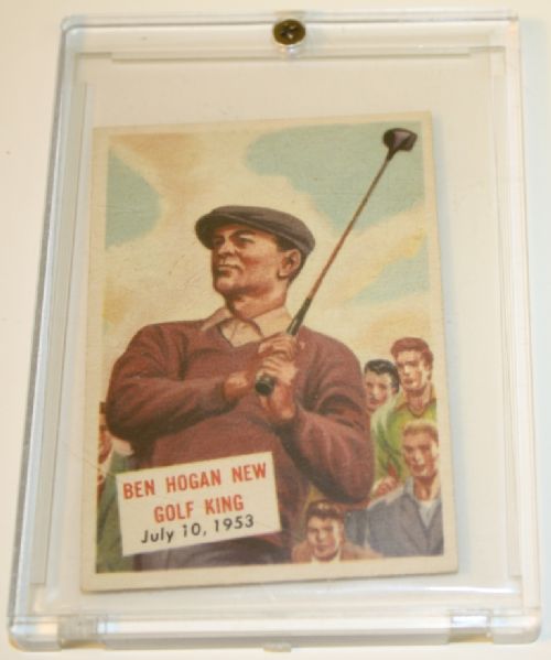 1953 Sports Scoops Card - Ben Hogan New Golf King