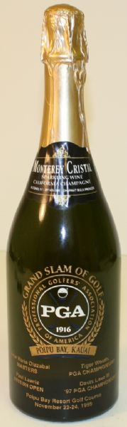 1999 Wine Bottle - Grand Slam of Golf-Seldom Scene Tiger Item!