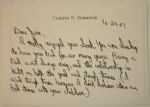 Two Jack Nicklaus Letters (1970 and 2001) and Curtis Strange Letter