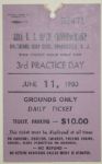 1980 US Open Ticket - Baltusrol GC - Jack Nicklaus Winner