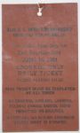 1981 US Open Ticket - Merion GC - David Graham Winner