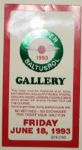 1993 US Open Ticket - Baltusrol GC - Lee Janzen Winner