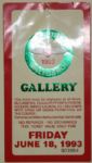 1993 US Open Ticket - Baltusrol GC - Lee Janzen Winner