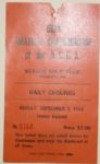 1966 US Amateur Ticket - Merion GC - Gary Cowan Winner