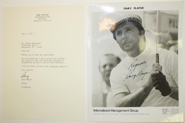 Gary Player Signed Photo