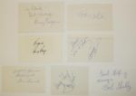 7 Autogrpahs on 3x5 Cards: Goalby, Player, Watson, Zoeller, Ford, Snead, and Casper
JSA COA
