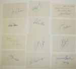 12 Autographs on 3x5 Cards: Simons, January, Herbert, Marr, Osterhaus, Colbert, Rosburg, Barber, Murphy, Nichols, Geiberger, Barber
JSA COA