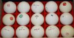 Golf Balls - Anthology of The Golf Ball - Box of 15 Replica Golf Balls - Limited Edition Collectors Item