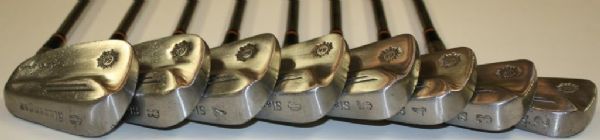 Set of Hogan Woods, Irons, Bag, and Putter