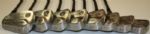 Set of Hogan Woods, Irons, Bag, and Putter