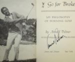 Arnold Palmer Signed Memorial Book