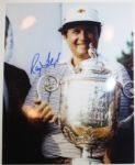 Lot of 3 Signed Trophy Shots - Ray Floyd, Jack Fleck, and Ken Venturi