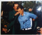 Zach Johnson Signed Masters Jacket Photo - 8x10