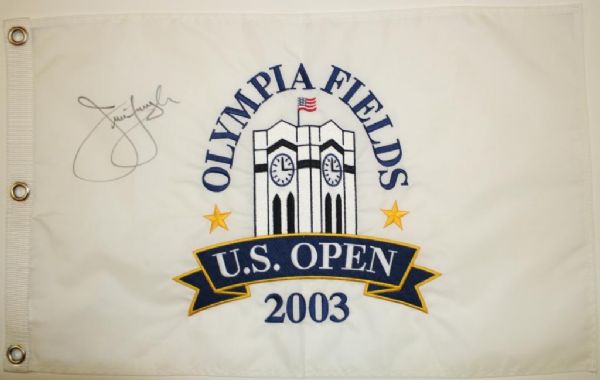 Jim Furyk Signed 2003 US Open Flag