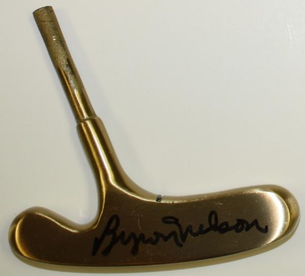 Byron Nelson Autographed Putter Head