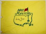 Billy Casper Signed 2011 Masters Flag