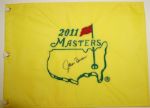 Jack Burke Signed 2011 Masters Pin Flag