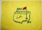 Arnold Palmer Signed 2011 Masters Pin Flag