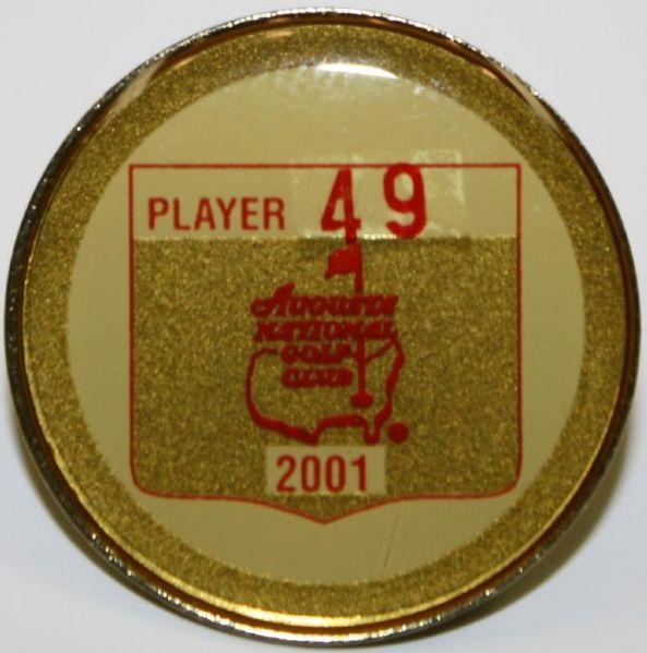 2001 Masters Players Pin