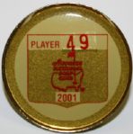 2001 Masters Players Pin