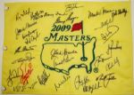 Ray Floyds 2009 Masters Champions Signed Dinner Flag