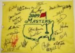 Ray Floyds 2009 Masters Champions Signed Dinner Flag