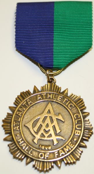 Atlanta Athletic Club Jim Huber Hall of Fame Induction Medal with Ribbon