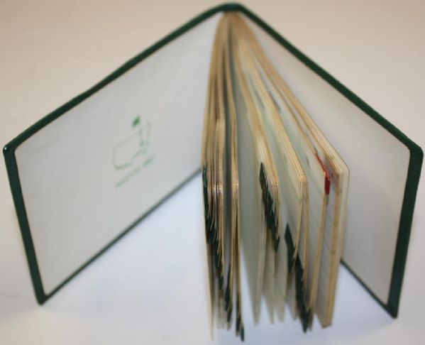 1967 Augusta National Golf Club Masters Gift - Address Book with original box