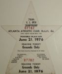 1976 US Open Full Ticket-Jerry Pate Champion