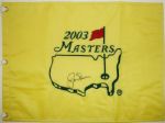 Jack Nicklaus signed Masters flag JSA COA