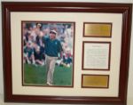 Fred Couples framed 92 Masters piece