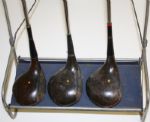Walter Hagen Products - Pro Shop Golf Club Display Rack- (3) Hagan Woods, (4)Head Covers