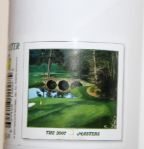 Masters 2007 Commemorative Poster - Golden Bell Green with White Dogwood in Background