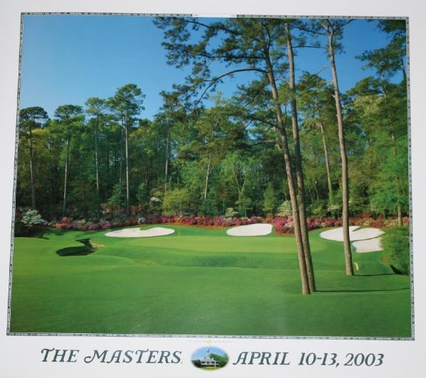 Lot of Two Masters 2003 Commemorative Posters - Azalea