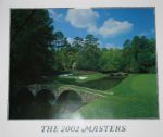 Masters 2002 Commemorative Poster - Golden Bell from White Dogwood Green