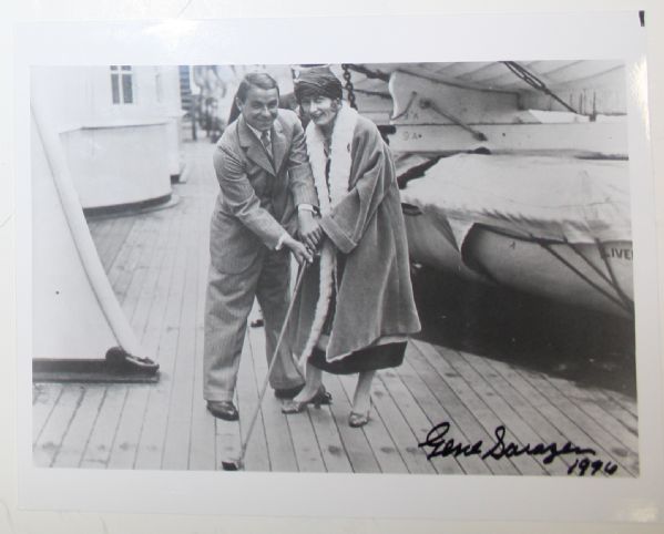 Gene Sarazen Autographed 8x10